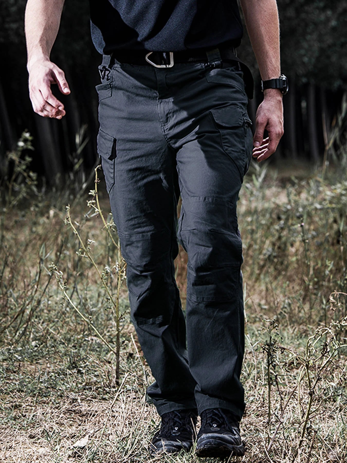 Men Combat Pants With Knee Pads Tactical Cargo Sport Trousers Camouflage Multicam Trekking Hunting Clothes