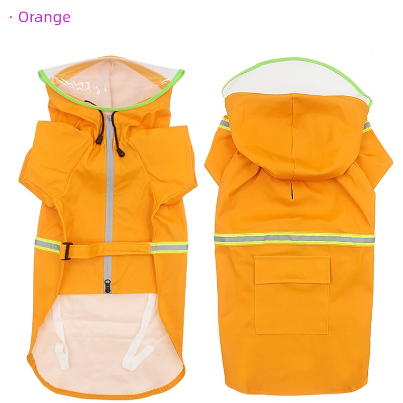Dog Raincoat Durbin Golden Retriever Labrador Poncho Medium Large Dog Husky Rainy Days Waterproof Pet Dog Clothes
