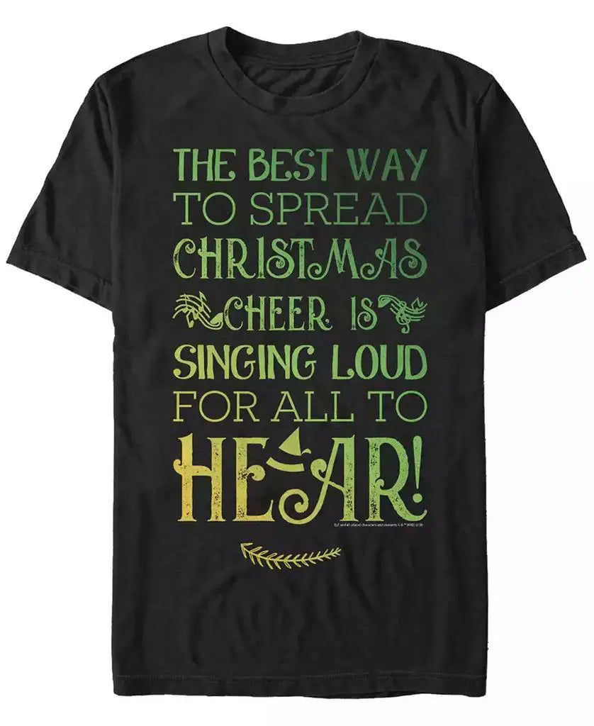 Fifth Sun | Men's Elf Cheer Sing Short Sleeve T-shirt