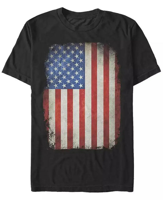 Fifth Sun | Men's Down Flag Short Sleeve Crew T-shirt