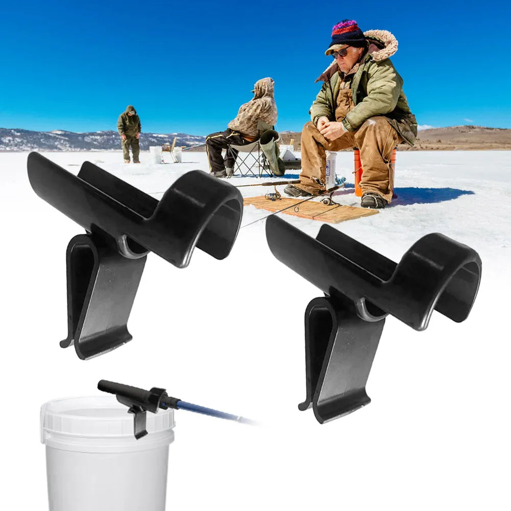 2 Pcs Fishing Rod Rack Fishing Rod Storage Rack Holder Multifunctional  Ice Fishing Pole Rod Racks Fishing Rod Organizer