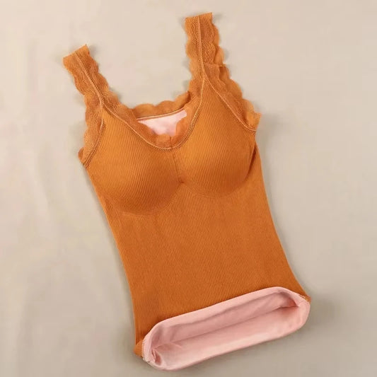 Thermal Underwear Plus Size Vest Thermo Lingerie Women Winter Clothing Warm Top Inner Wear Thermal Shirt Undershirt Intimate