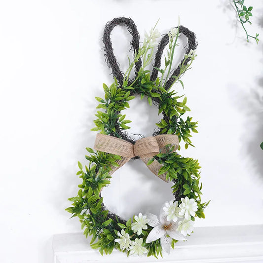 Wonderful ficial plant ornament, trapezoid Rabbit. Moon. Pentagram shape, home decoration, Easter decoration, Ramadan decoration