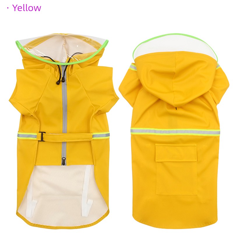 Dog Raincoat Durbin Golden Retriever Labrador Poncho Medium Large Dog Husky Rainy Days Waterproof Pet Dog Clothes