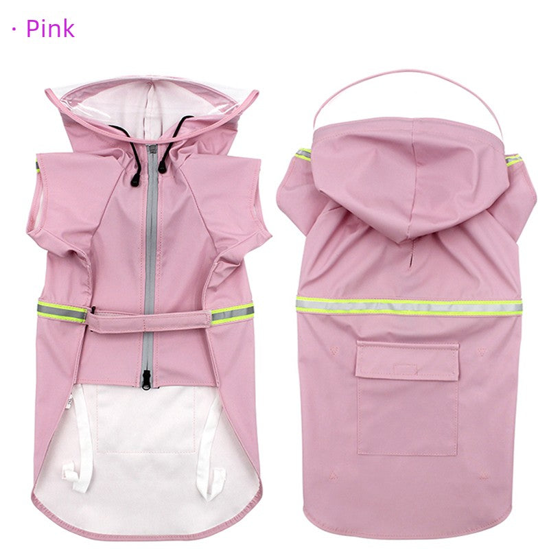 Dog Raincoat Durbin Golden Retriever Labrador Poncho Medium Large Dog Husky Rainy Days Waterproof Pet Dog Clothes