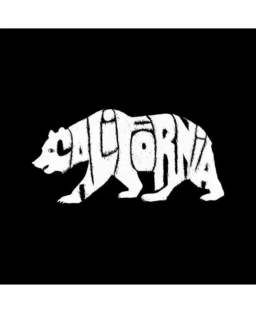 LA Pop Art | Men's Word Art T-Shirt - California Bear